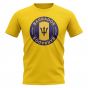 Barbados Football Badge T-Shirt (Yellow)