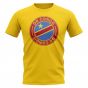 Dr Congo Football Badge T-Shirt (Yellow)
