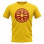 Macedonia Football Badge T-Shirt (Yellow)