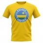 Rwanda Football Badge T-Shirt (Yellow)