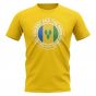 Saint Vincent and Grenadines Football Badge T-Shirt (Yellow)