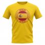 Spain Football Badge T-Shirt (Yellow)