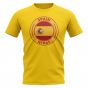 Spain Football Badge T-Shirt (Yellow)