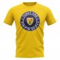 Turks and Caicos Football Badge T-Shirt (Yellow)