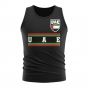 UAE Core Football Country Sleeveless Tee (Black)