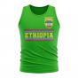 Ethiopia Core Football Country Sleeveless Tee (Green)