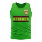 Grenada Core Football Country Sleeveless Tee (Green)