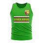 Guinea Bissau Core Football Country Sleeveless Tee (Green)