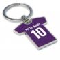 Personalised Fiorentina Football Shirt Key Ring