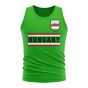 Hungary Core Football Country Sleeveless Tee (Green)