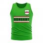 Hungary Core Football Country Sleeveless Tee (Green)