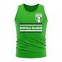 Norfolk Island Core Football Country Sleeveless Tee (Green)