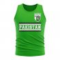 Pakistan Core Football Country Sleeveless Tee (Green)