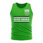 Saudi Arabia Core Football Country Sleeveless Tee (Green)