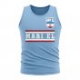 Mari El Core Football Country Sleeveless Tee (Sky)