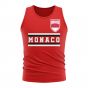 Monaco Core Football Country Sleeveless Tee (Red)