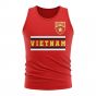 Vietnam Core Football Country Sleeveless Tee (Red)