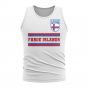 Faroe Islands Core Football Country Sleeveless Tee (White)