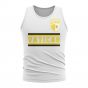 Vatican City Core Football Country Sleeveless Tee (White)