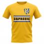 NK Inter Zapre ic Core Football Club T-Shirt (Yellow)