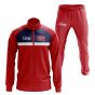 Norway Concept Football Tracksuit (Red)