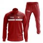 Switzerland Concept Football Tracksuit (Red)