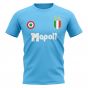 Napoli Vintage Football T-Shirt (Sky)