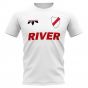 River Plate Vintage Football T-Shirt (White)