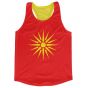 Macedonia Flag Running Vest