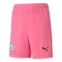 Manchester City 2020-2021 Goalkeeper Shorts (Pink) - Kids