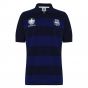 Scotland 2021 Stripe Polo Shirt (Navy)