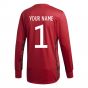 2020-2021 Germany Home Adidas Goalkeeper Shirt (Your Name)