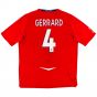 England 2008-10 Away Shirt (XL) Gerrard #4 (Very Good)