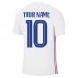 2020-2021 France Away Nike Vapor Match Shirt (Your Name)