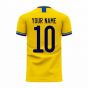 Sweden 2025-2026 Home Concept Football Kit (Libero) (Your Name)