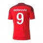 2020-2021 Switzerland Home Puma Football Shirt (Kids) (SEFEROVIC 9)