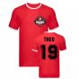 Theo Hernandez Milan Ringer Tee (Red)