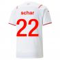 2021-2022 Switerland Away Shirt (Schar 22)