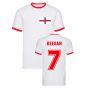 Kevin Keegan England Ringer Tee (White)