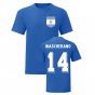 Javier Mascherano Argentina National Hero Tee (Blue)