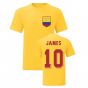 James Rodriguez Colombia National Hero Tee's (Yellow)