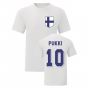 Teemu Pukki Finland National Hero Tee (White)