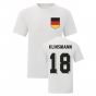 Jurgen Klinsmann Germany National Hero Tee's (White)