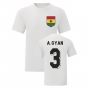 Asamoah Gyan Ghana National Hero Tee (White)