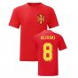 Ezgjan Alioski Macedonia National Hero Tee's (Red)