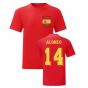 Xabi Alonso Spain National Hero Tee (Red)