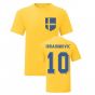 Zlatan Ibrahimovic Sweden National Hero Tee (Yellow)