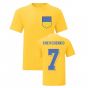 Andriy Shevchenko Ukraine National Hero Tee (Yellow)