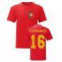 Bruno Fernandes Portugal National Hero Tee (Red)