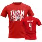 Ivan Perisic Croatia Player Tee (Red)